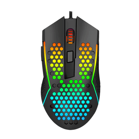 Redragon M987-K Reaping Light Weight Honeycomb Gaming Mouse RGB BACKLIT Wired 6 Buttons Programmable For Windows Redragon M987-K Reaping Light Weight Honeycomb Gaming Mouse RGB BACKLIT Wired 6 Buttons Programmable For Windows